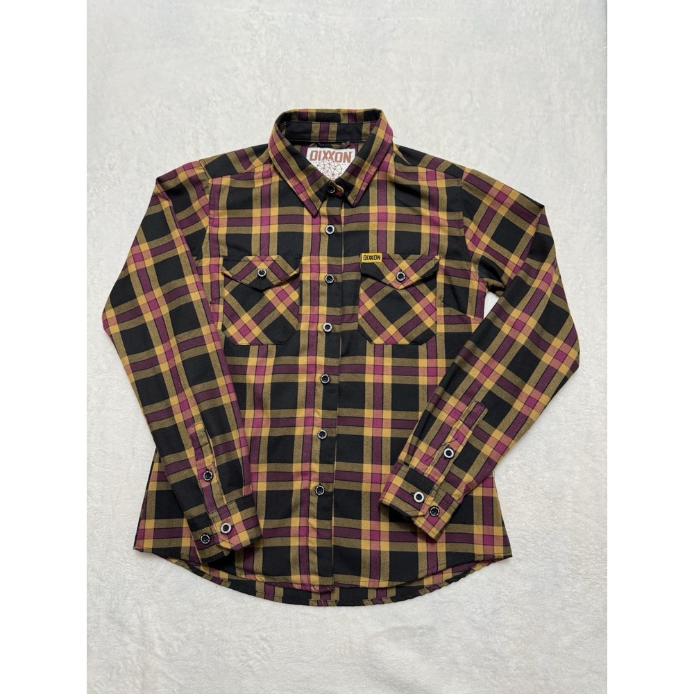 Dixxon Flannel Women's 22 Jumps Shirt Plaid Button Down Size Medium